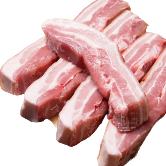 Pork belly slices