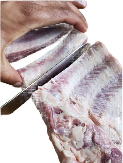 Pork Ribs with Skin