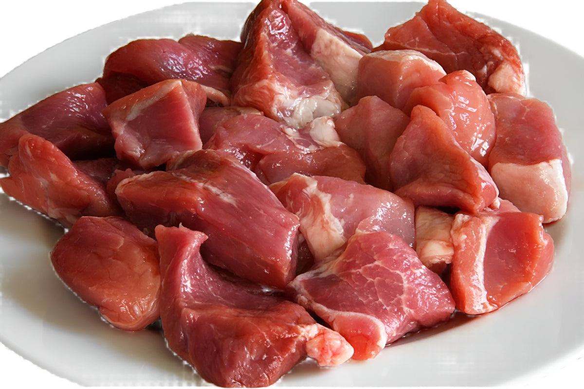 Pork boneless cubes